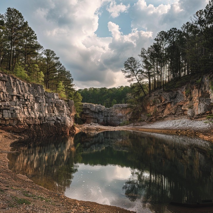 crater of diamonds state park in February