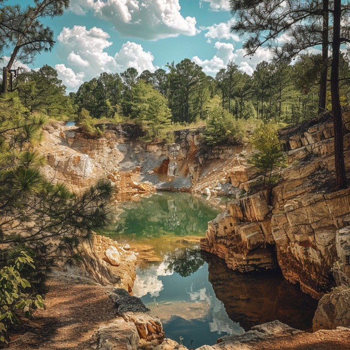 crater of diamonds state park in November