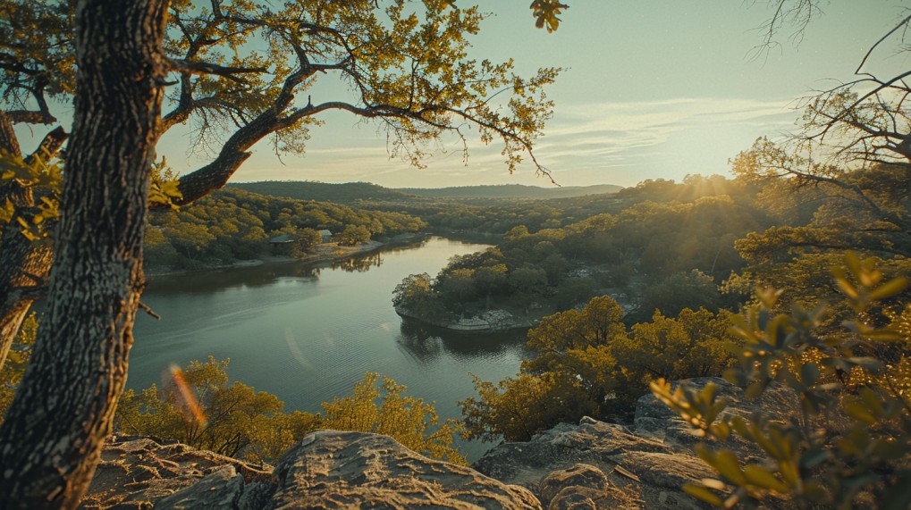 Inks Lake State Park in September