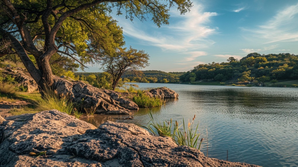 Inks Lake State Park Drone