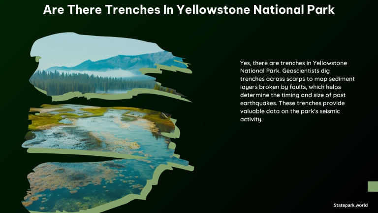 Are There Trenches in Yellowstone National Park