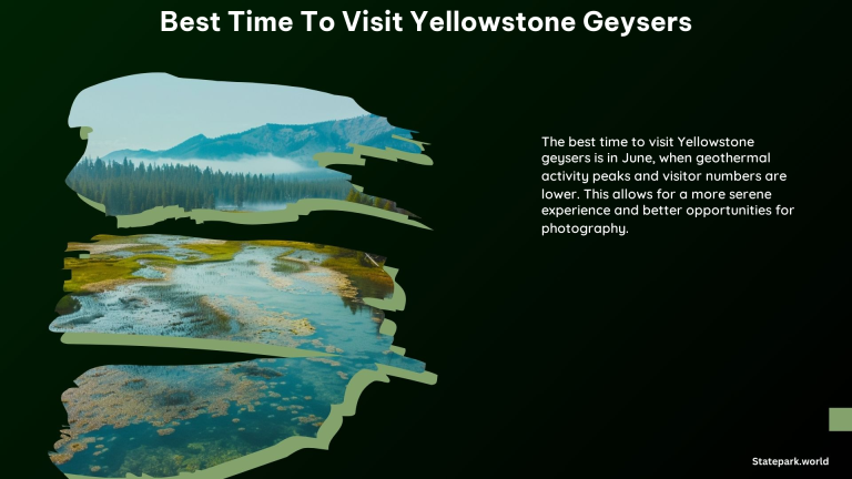 Best Time to Visit Yellowstone Geysers