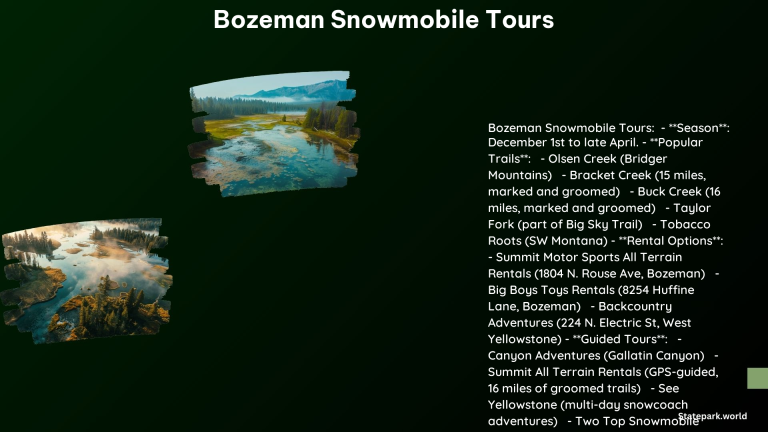 Bozeman Snowmobile Tours