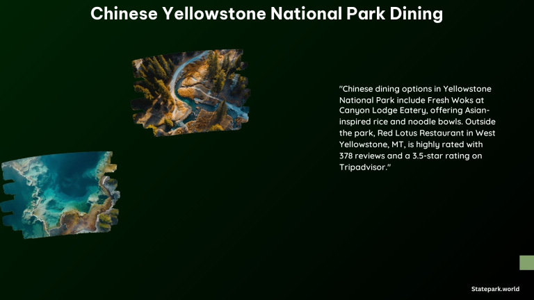 Chinese Yellowstone National Park Dining