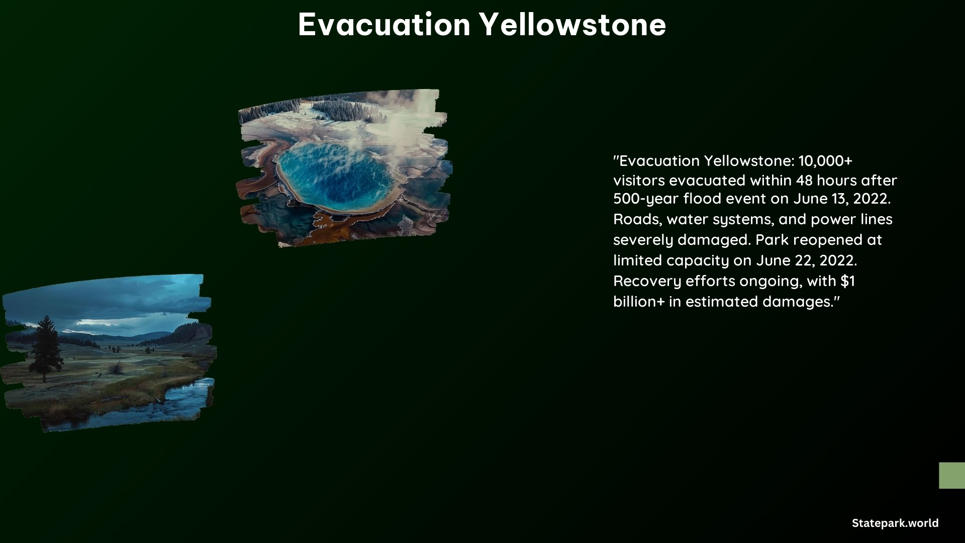 Evacuation Yellowstone