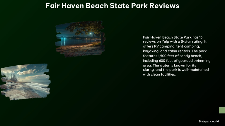 Fair Haven Beach State Park Reviews