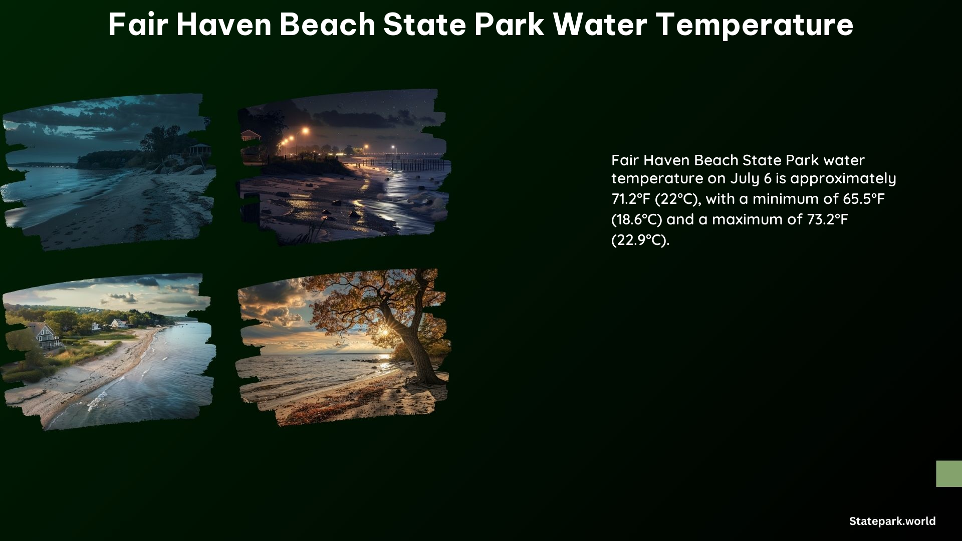 Fair Haven Beach State Park Water Temperature