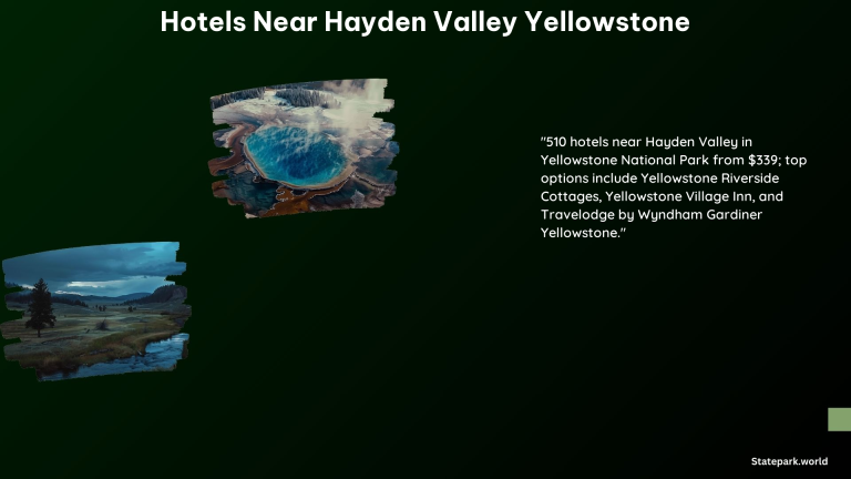 Hotels Near Hayden Valley Yellowstone