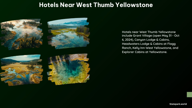 Hotels Near West Thumb Yellowstone