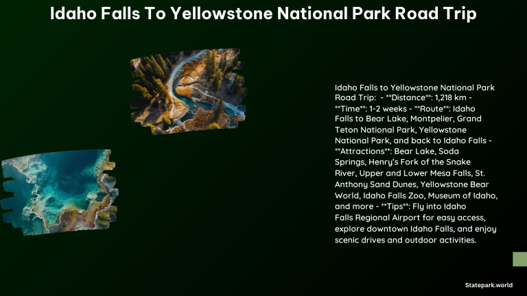 Idaho Falls to Yellowstone National Park Road Trip