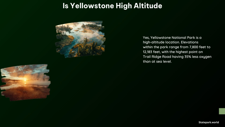 Is Yellowstone High Altitude