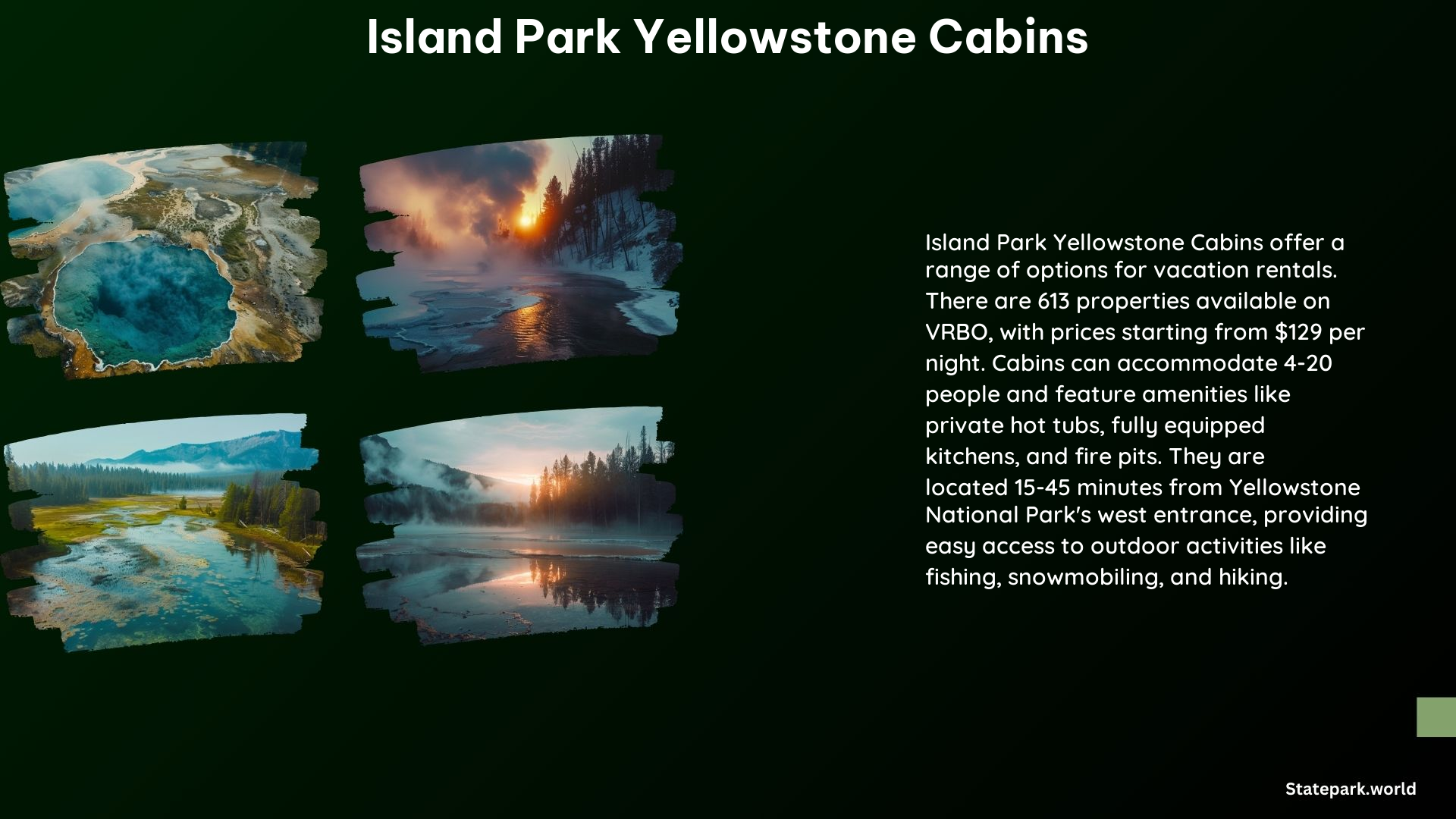 Island Park Yellowstone Cabins