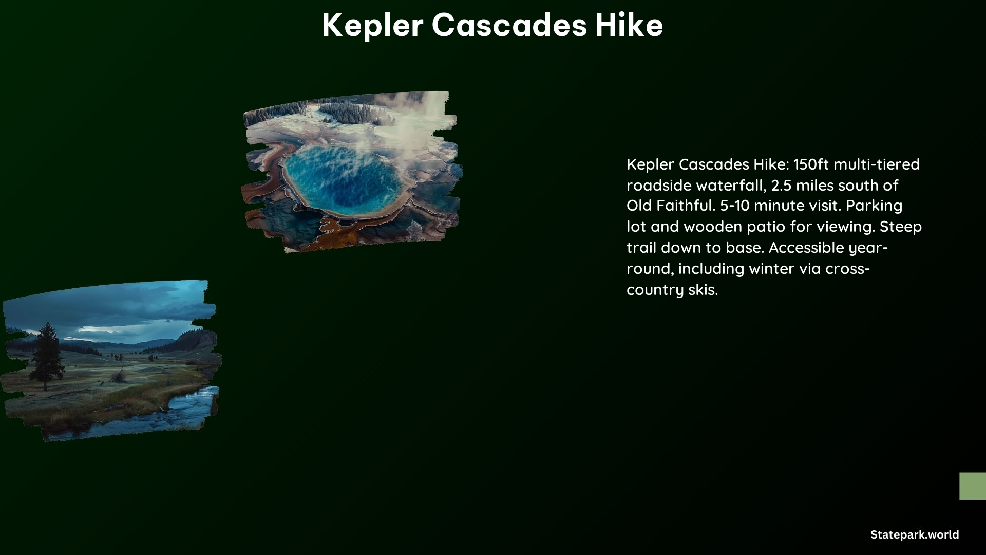 Kepler Cascades Hike