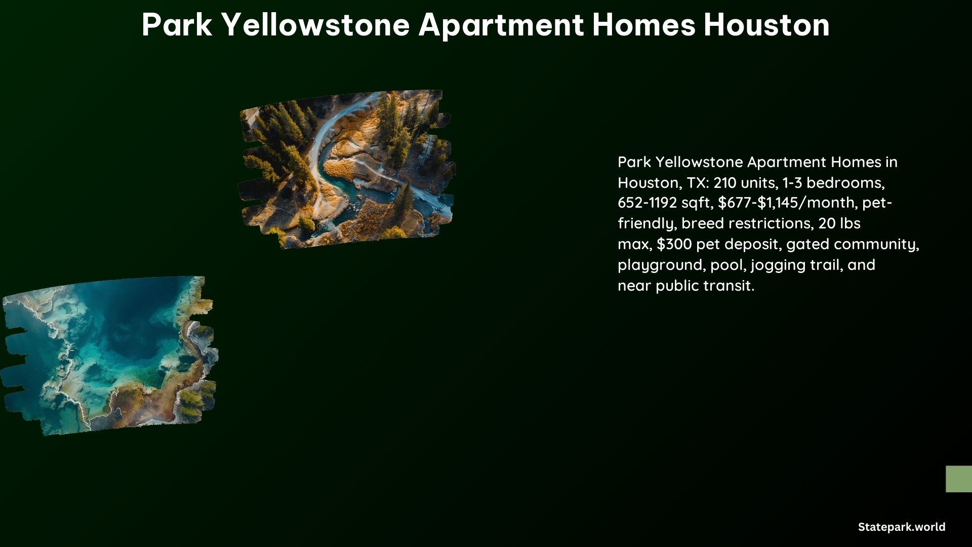 Park Yellowstone Apartment Homes Houston