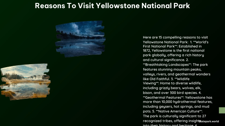 Reasons to Visit Yellowstone National Park