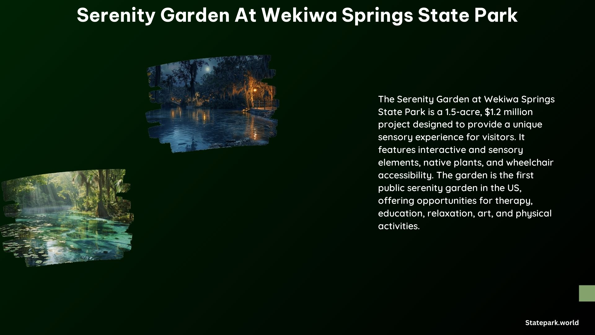 Serenity Garden at Wekiwa Springs State Park