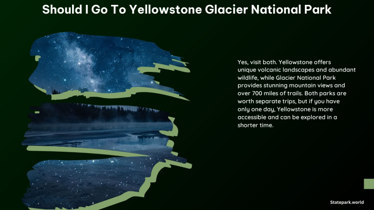 Should I Go to Yellowstone Glacier National Park