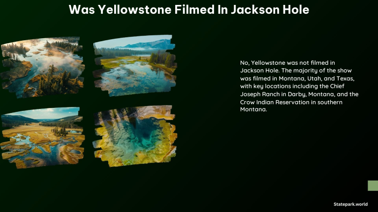 Was Yellowstone Filmed in Jackson Hole