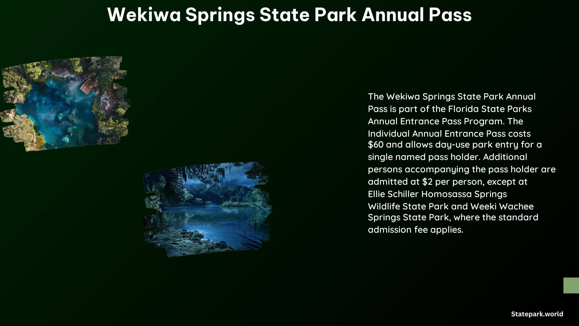 Wekiwa Springs State Park Annual Pass