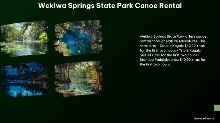 Wekiwa Springs State Park Canoe Rental