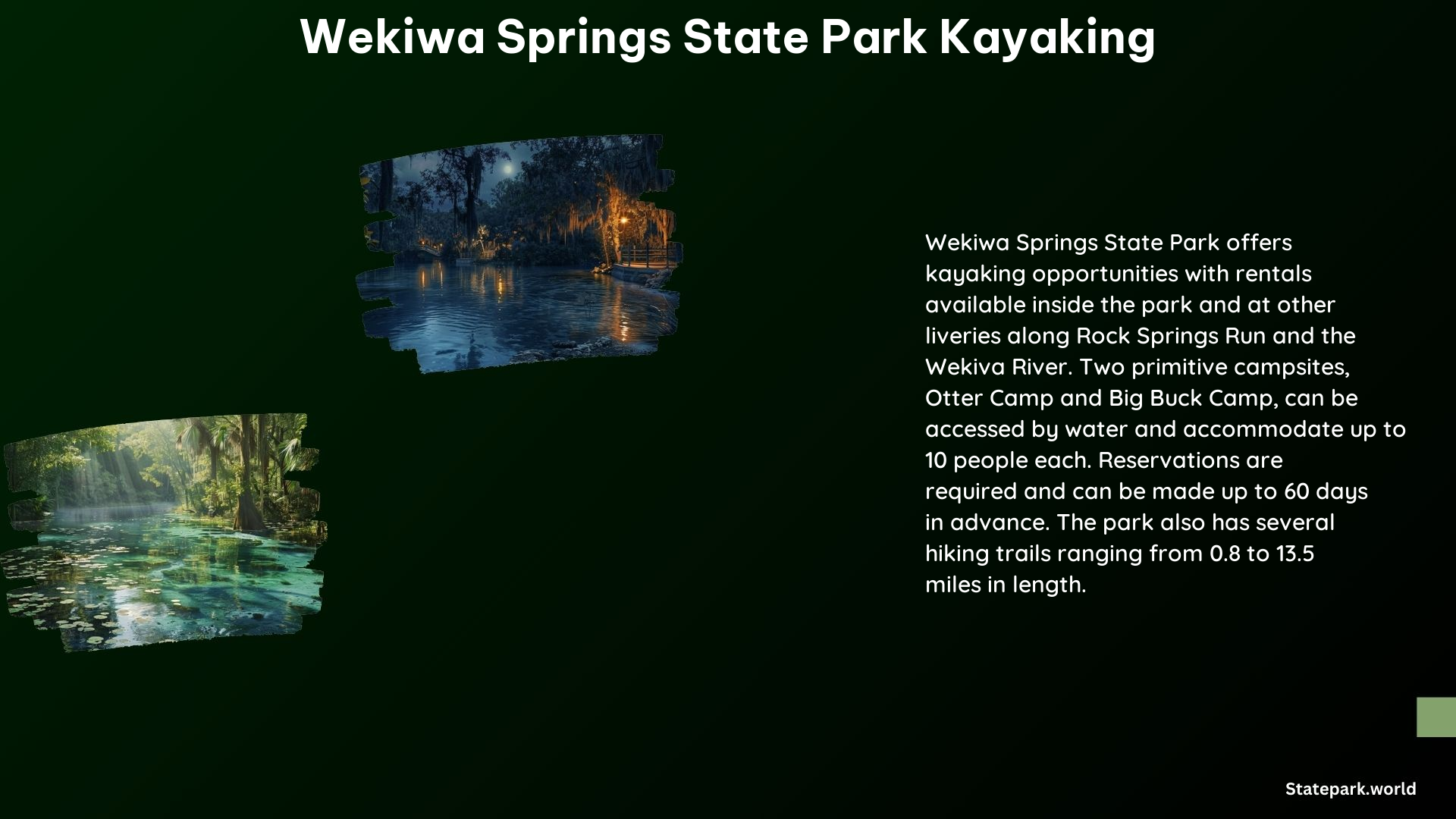 Wekiwa Springs State Park Kayaking