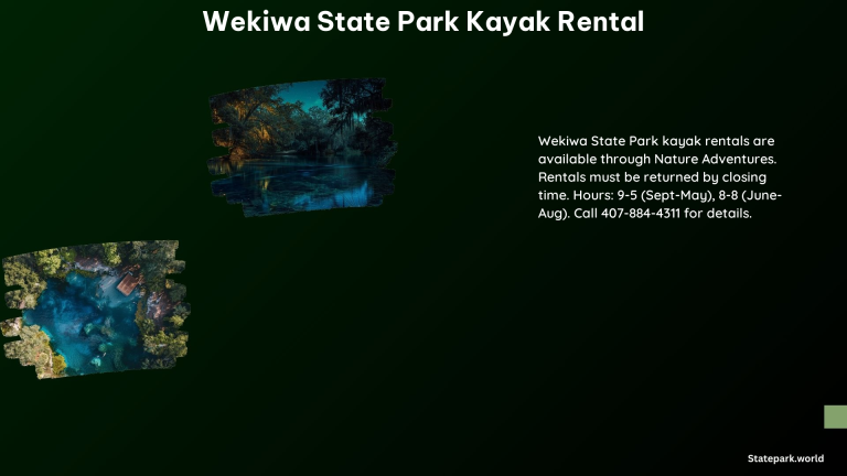 Wekiwa State Park Kayak Rental