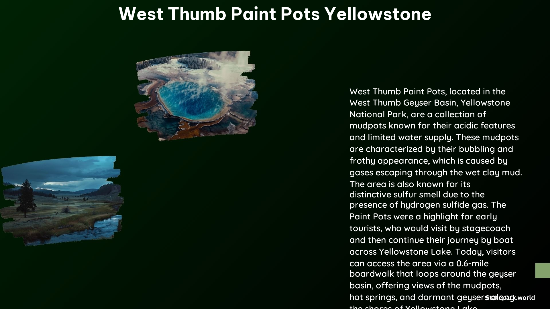 West Thumb Paint Pots Yellowstone