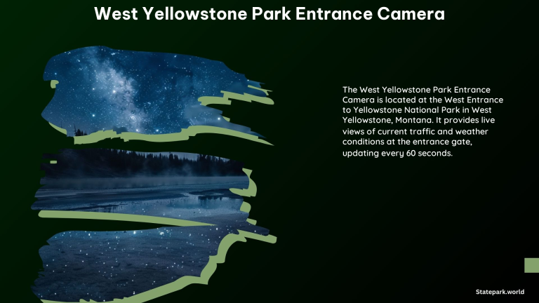 West Yellowstone Park Entrance Camera