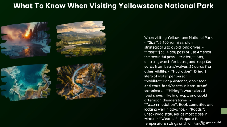 What to Know When Visiting Yellowstone National Park