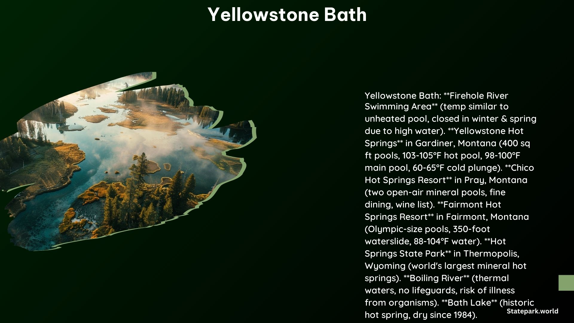 Yellowstone Bath