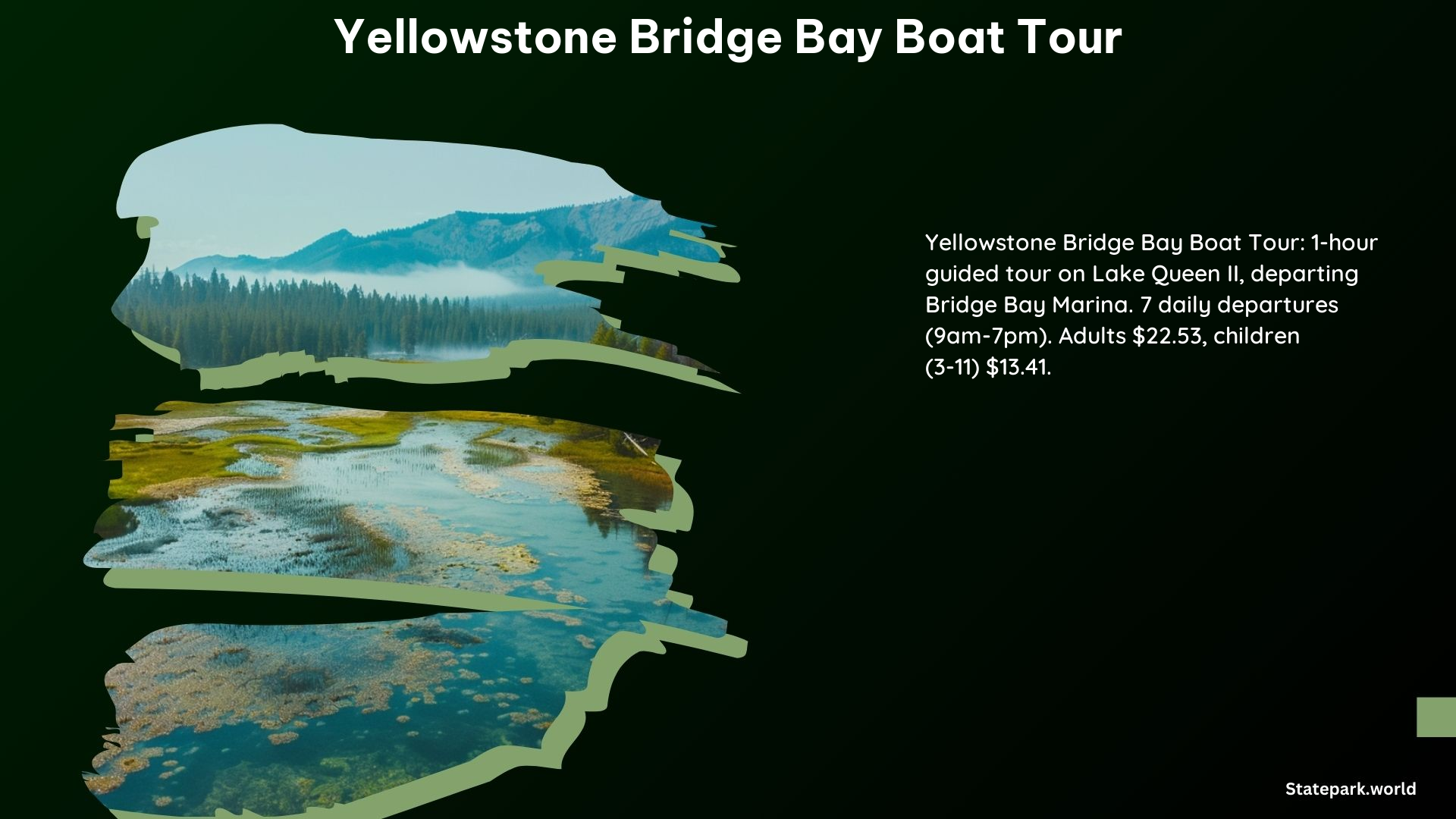 Yellowstone Bridge Bay Boat Tour