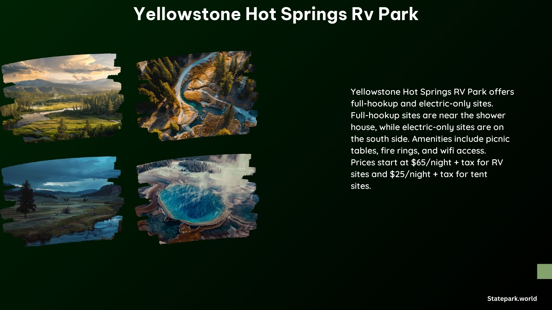 Yellowstone Hot Springs RV Park