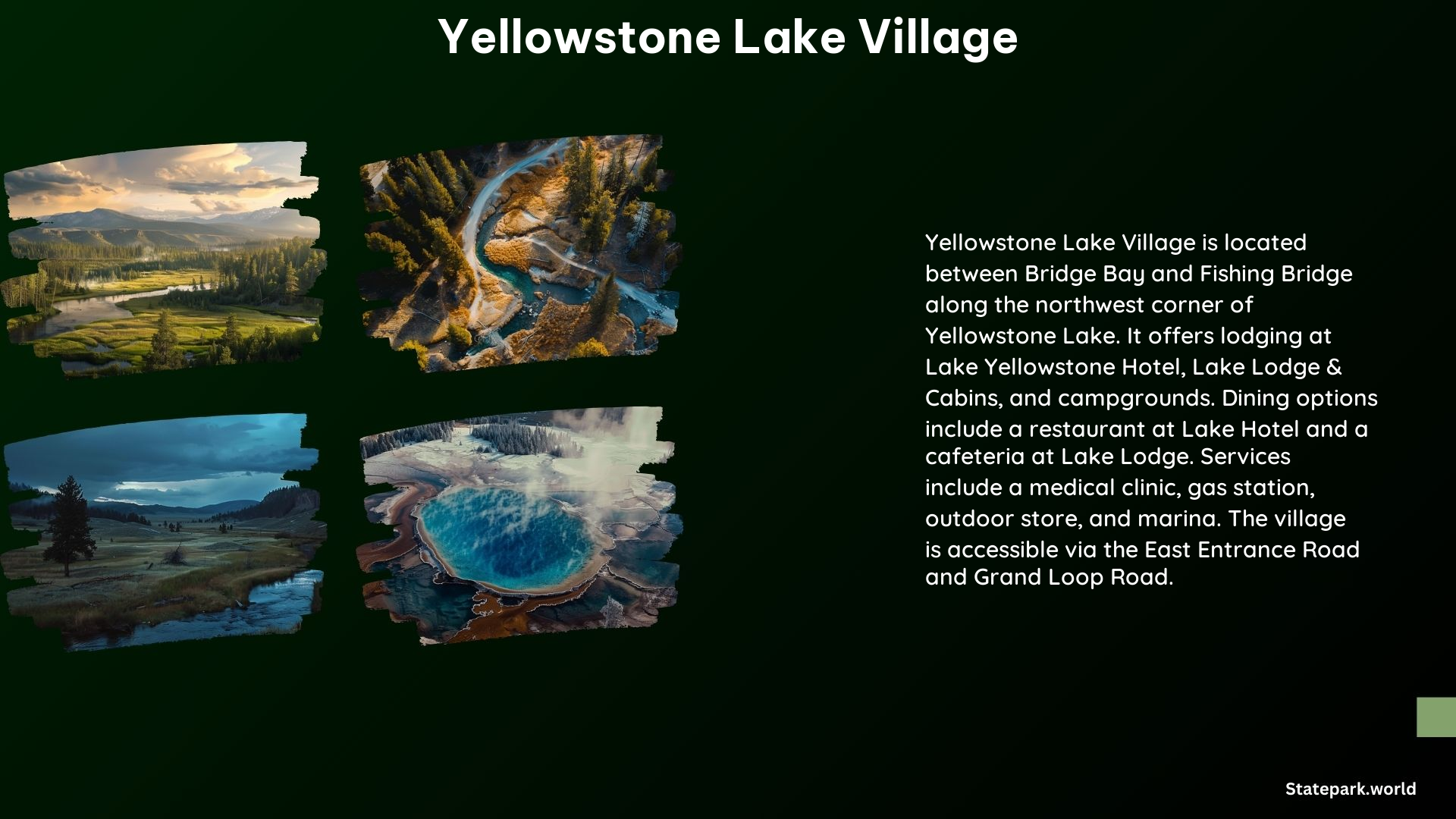 Yellowstone Lake Village