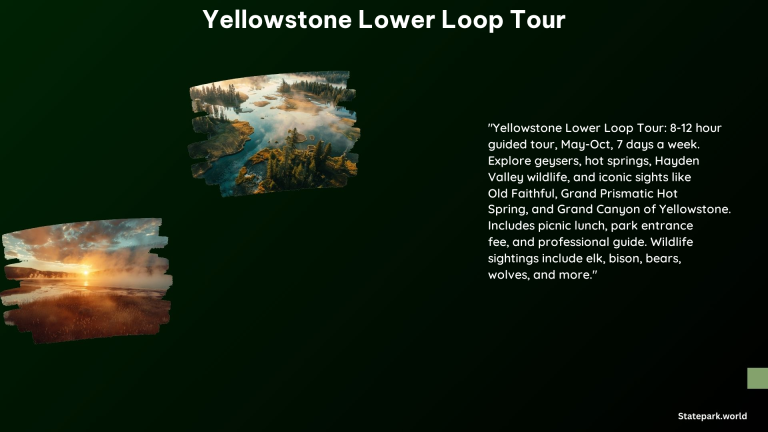 Yellowstone Lower Loop Tour