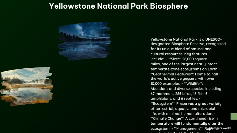 Yellowstone National Park Biosphere