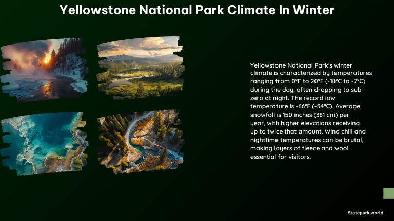 Yellowstone National Park Climate in Winter