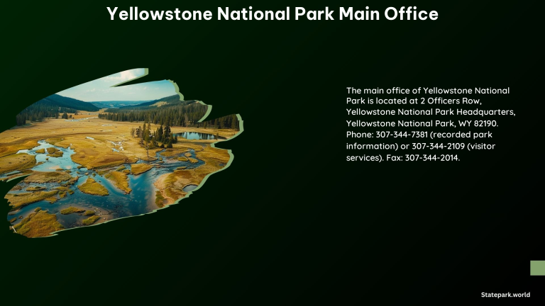 Yellowstone National Park Main Office