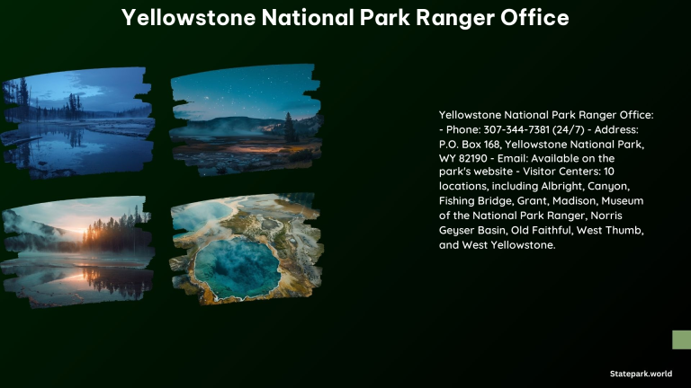 Yellowstone National Park Ranger Office