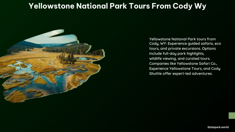 Yellowstone National Park Tours From Cody WY