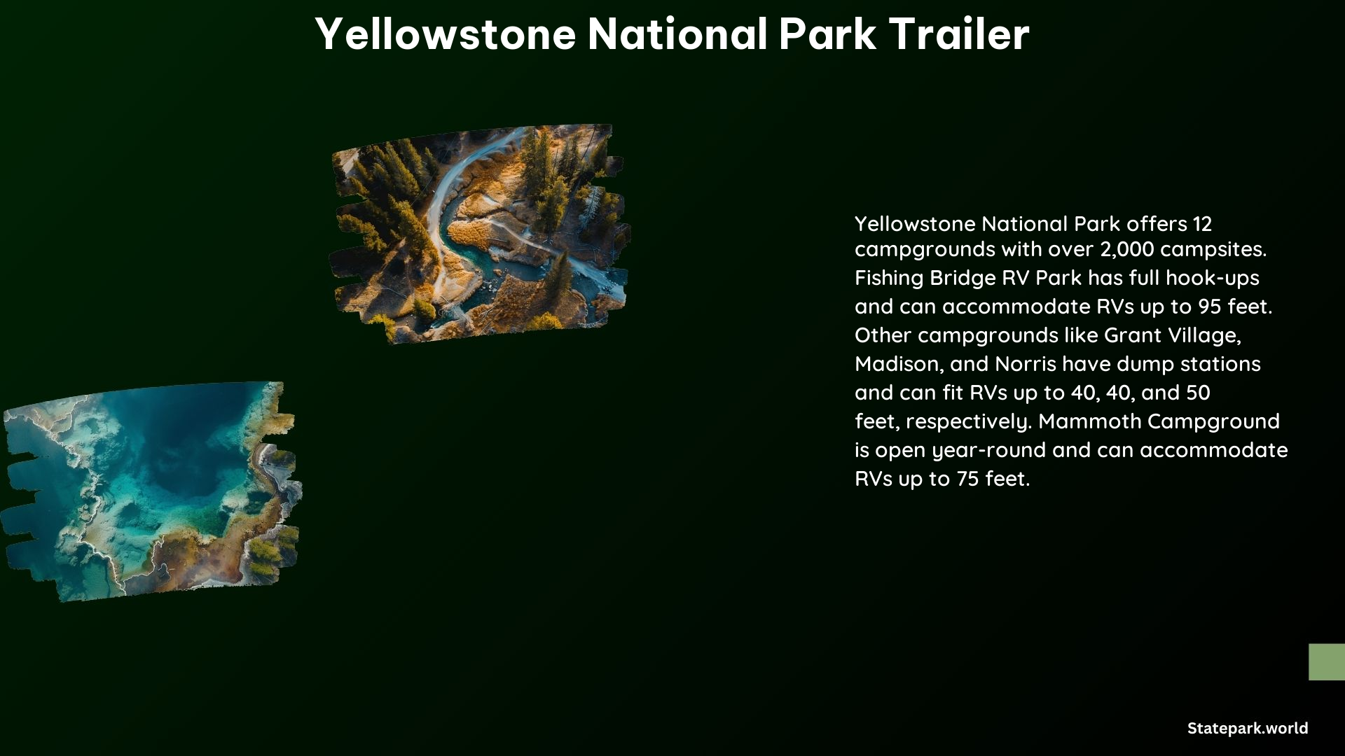 Yellowstone National Park Trailer