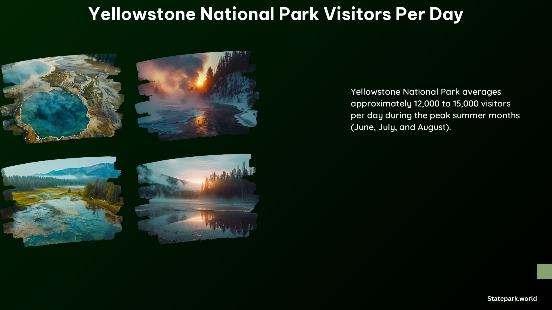 Yellowstone National Park Visitors per Day