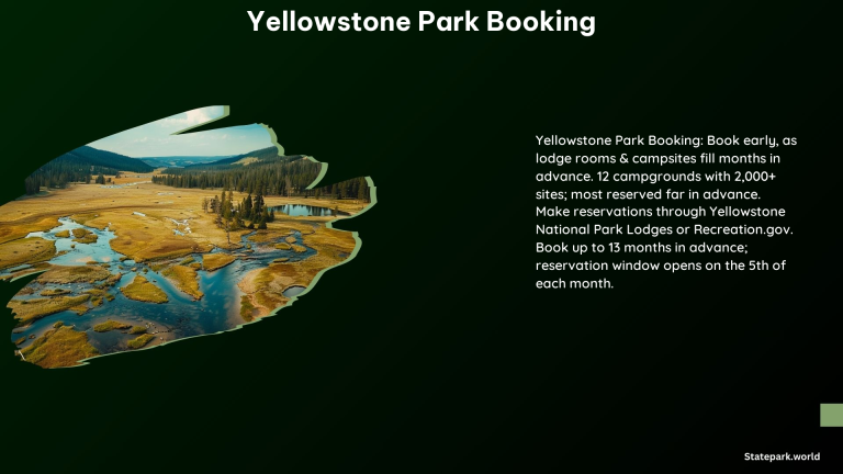 Yellowstone Park Booking