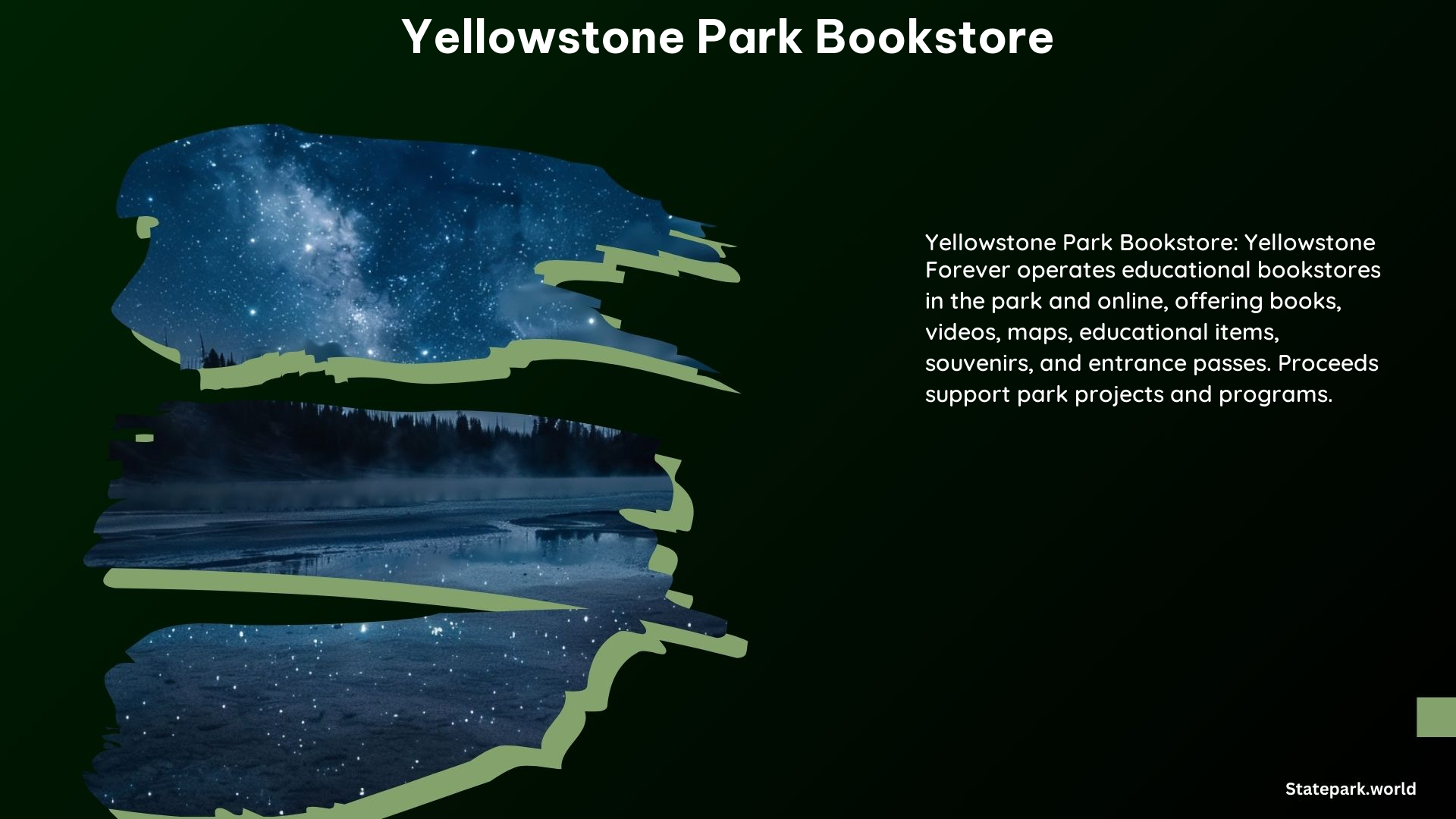 Yellowstone Park Bookstore