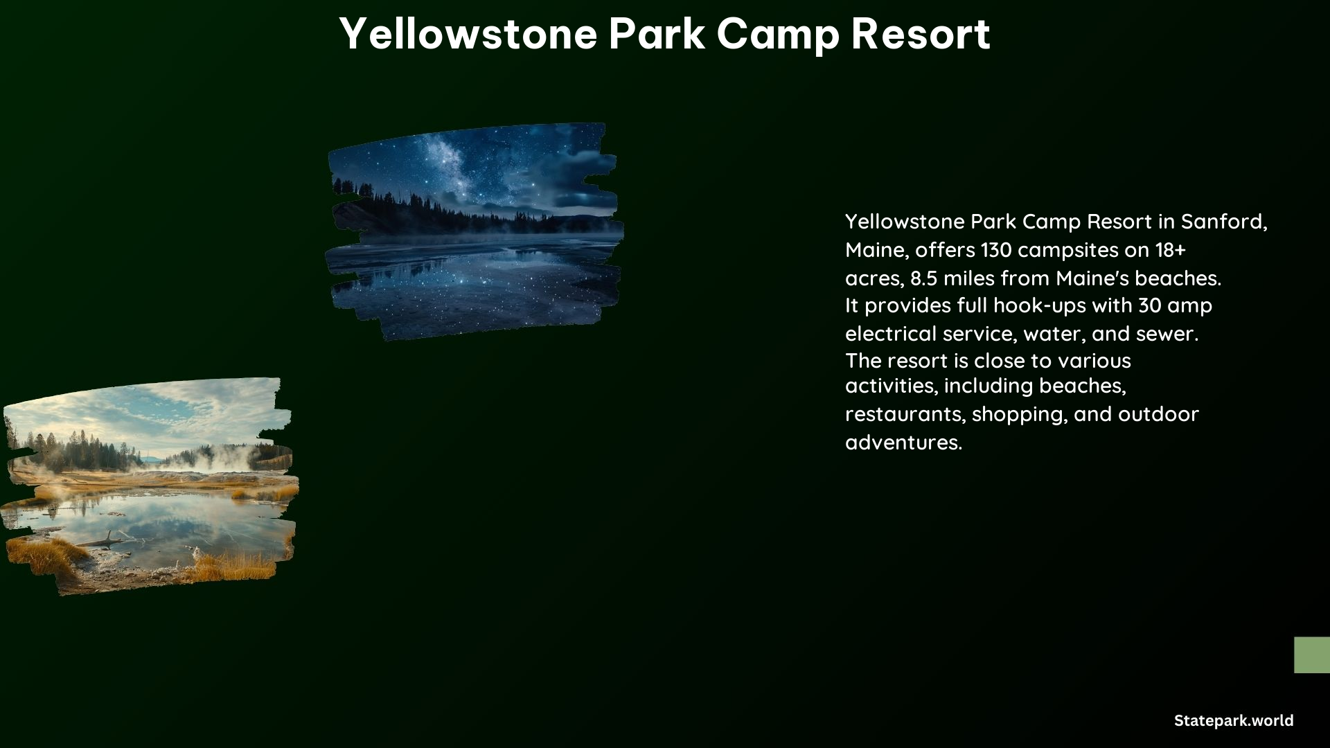 Yellowstone Park Camp Resort