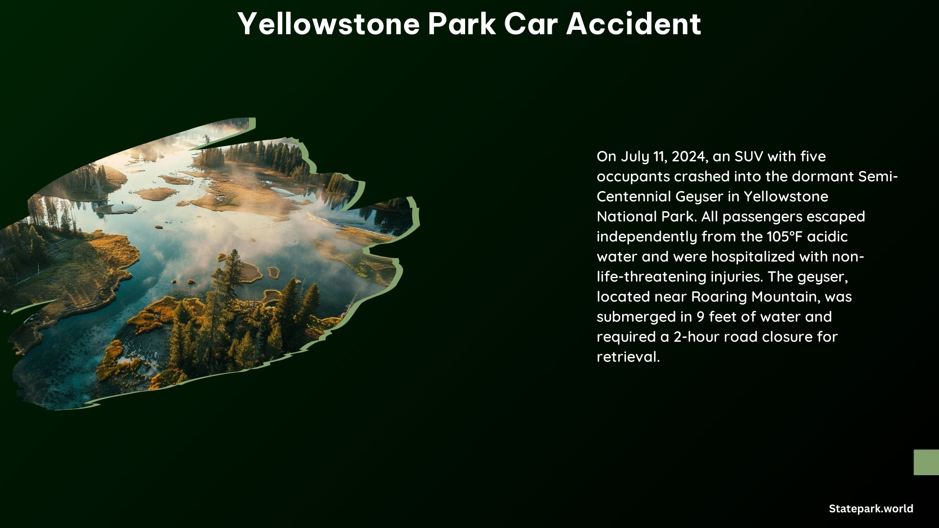 Yellowstone Park Car Accident