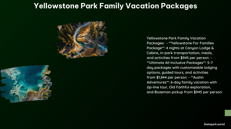 Yellowstone Park Family Vacation Packages