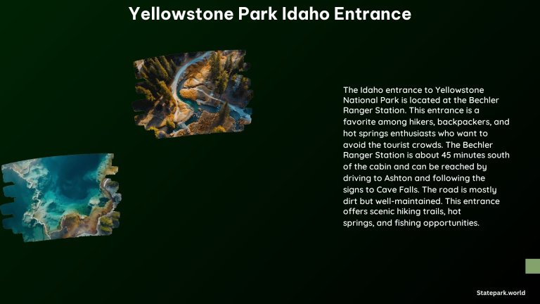 Yellowstone Park Idaho Entrance