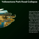 Yellowstone Park Road Collapse