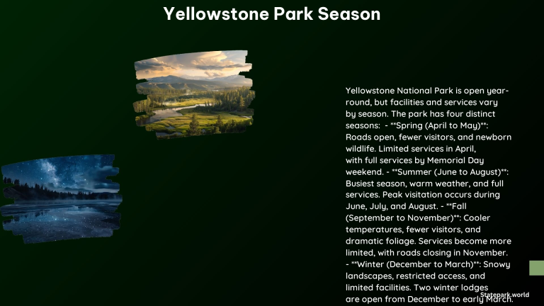 Yellowstone Park Season