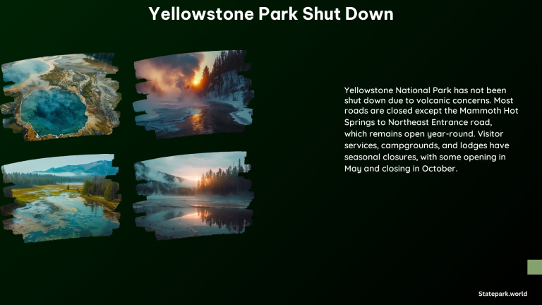 Yellowstone Park Shut Down